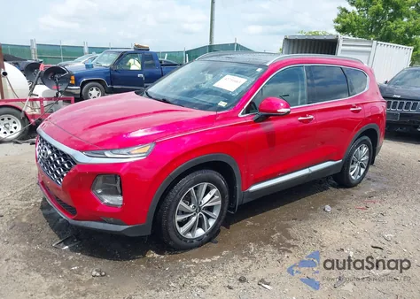 2020 Hyundai Santa Fe Sel from USA, damaged, VIN 5NMS3CAD9LH229140